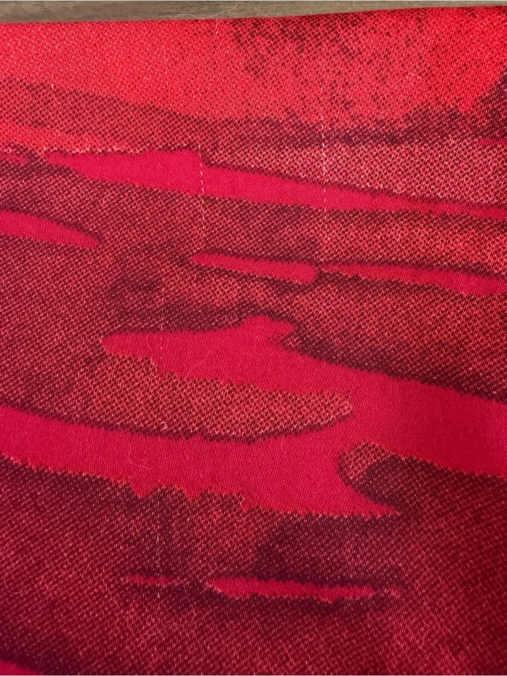 Crate & Barrel Marimekko Ulappa Red Cotton Napkins Set of 8